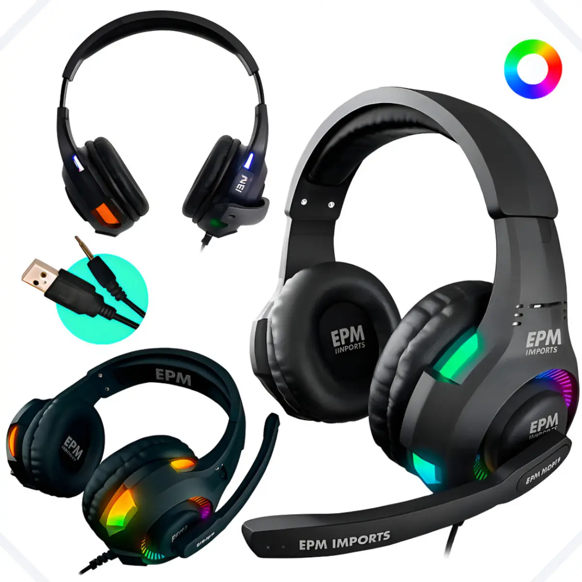Headset Gamer Epm RGB