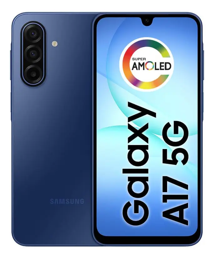 Celular Samsung Galaxy A17 5g Com Ia 128gb 4gb Ram Cm De 50mp Tela De 67 Nfc Ip54 Azul