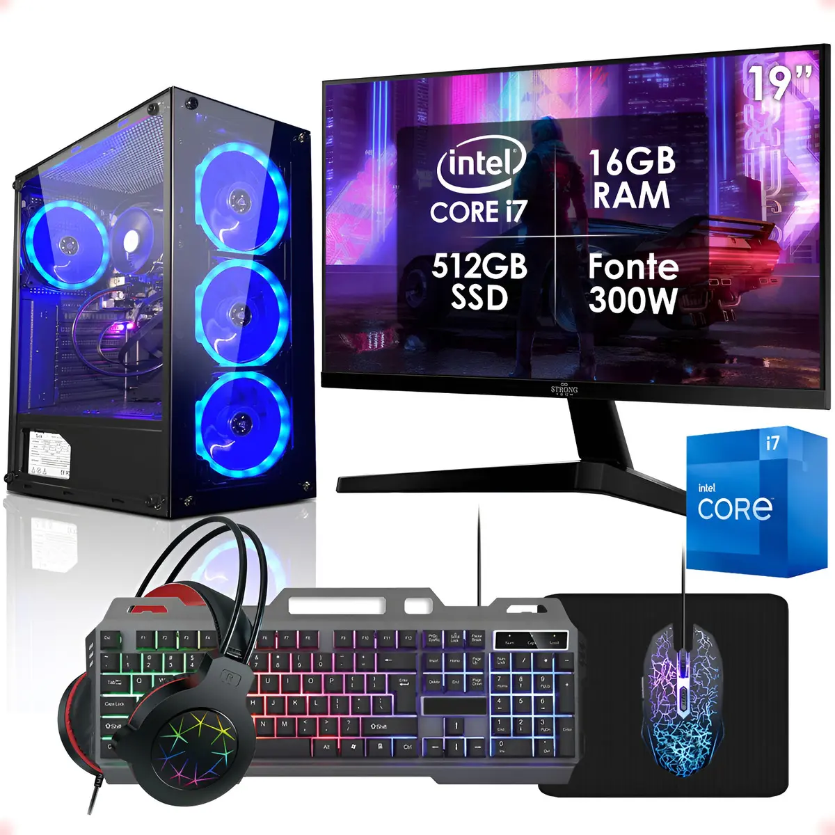 Computador Gamer I7 16GB SSD 512GB